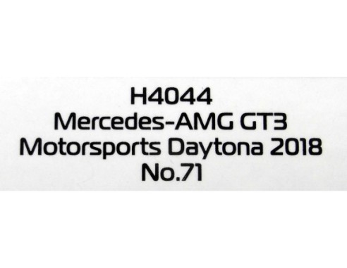 Mercedes AMG GT3 P1 Motorsports Daytona 2018 REF.H4044 SPERSLOT