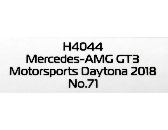 Mercedes AMG GT3 P1 Motorsports Daytona 2018 REF.H4044 SPERSLOT