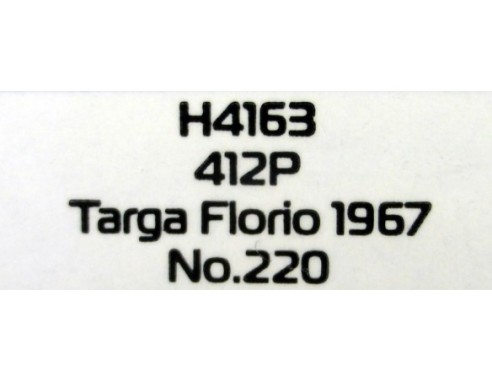 FERRARI 412P TARGA FLORIO 1967 REF.H4163 SUPERSLOT