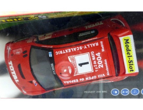 PEUGEOT 206 WRC OPENSLOT  ESPAÑA 2004 REF.6132 TECNITOYS