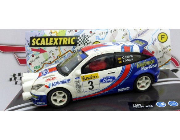 FORD FOCUS WRC Nº3 MONTECARLO 2001 CON LUCES REF.6067 TECNITOYS