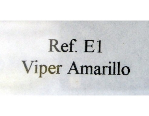 VIPER AMARILLO GUIA SLOT RACING REF. E1 FLY