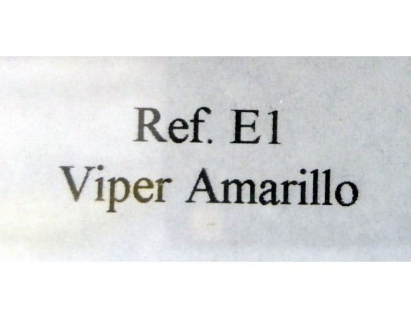 VIPER AMARILLO GUIA SLOT RACING REF. E1 FLY