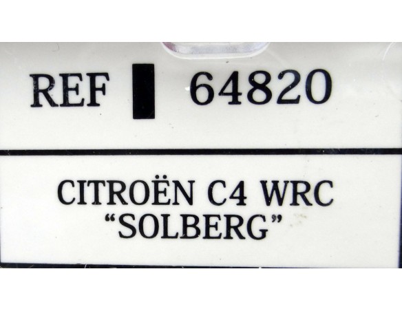 CITROEN C4 WRC SOLBERG REF.64820 TECNITOYS