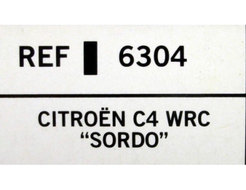 CITROEN C4 WRC SORDO REF.6304 TECNITOYS