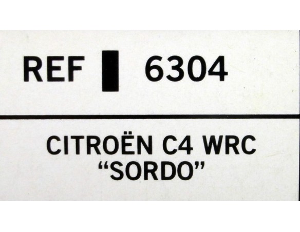 CITROEN C4 WRC SORDO REF.6304 TECNITOYS
