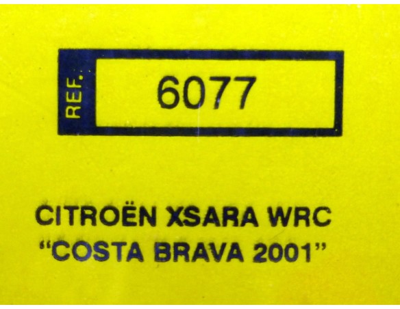 CITROEN XSARA WRC COSTA BRAVA 2001 REF.6077 TECNITOYS