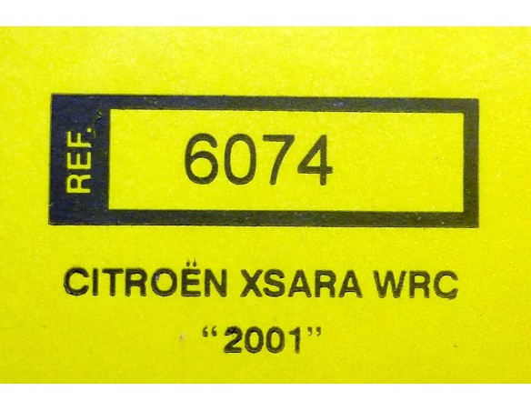 CITROEN XSARA WRC 2001 REF.6074 TECNITOYS