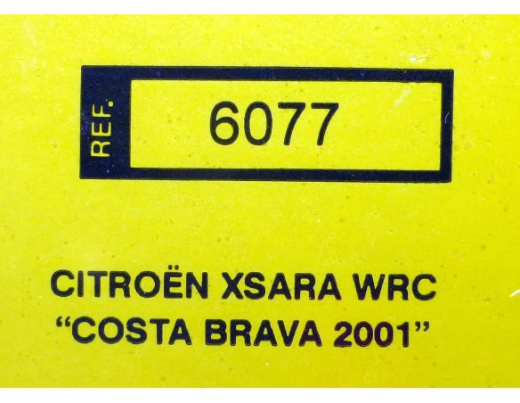 CITROEN XSARA WRC COSTA BRAVA 2001 REF.6077 TECNITOYS