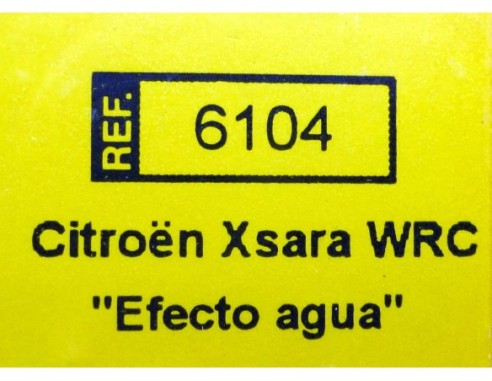 CITROEN XSARA WRC EFECTO AGUA REF.6104 TECNITOYS
