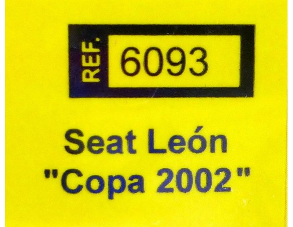 SEAT LEON COPA 2002 REF.6093 TECNITOYS