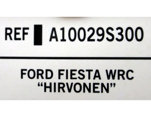 FORD FIESTA WRC HIRVONEN REF.A10029S300 EDUCA