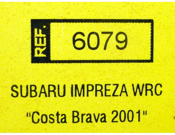 SUBARU IMPREZA WRC COSTA BRAVA 2001 REF.6079 TECNITOYS
