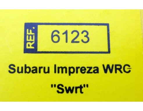 SUBARU IMPREZA WRC SWRT REF.6123 TECNITOYS