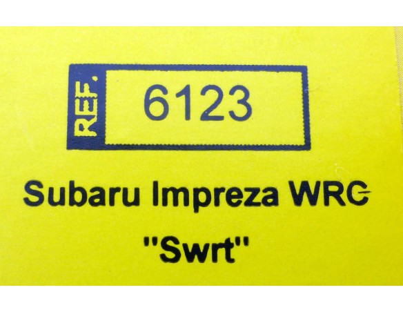 SUBARU IMPREZA WRC SWRT REF.6123 TECNITOYS