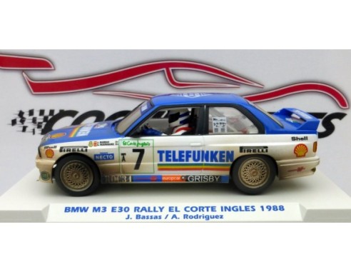 BMW M3 E30 RALLY EL CORTE INGLES 1988 BARRO REF.E2009 FLY