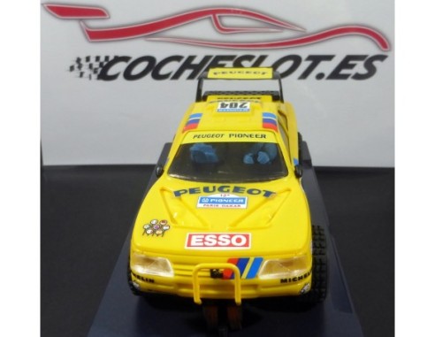 PEUGEOT 405 AMARILLO A.VATANEN  DAKAR MAS SLOT  REF.6420 TECNITOYS