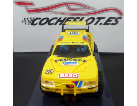 PEUGEOT 405 AMARILLO A.VATANEN  DAKAR MAS SLOT  REF.6420 TECNITOYS