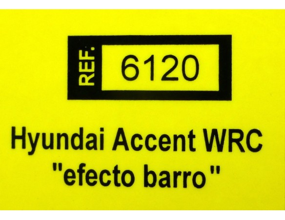HYUNDAI ACCENT WRC EFECTO BARRO REF.6120 TECNITOYS
