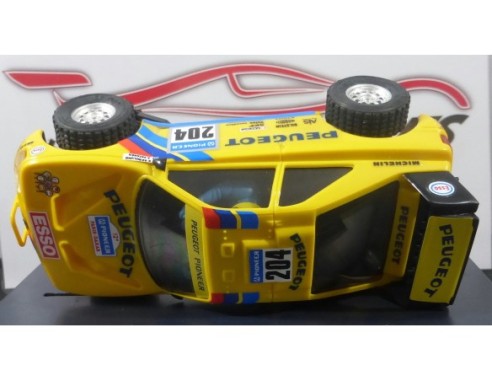 PEUGEOT 405 AMARILLO A.VATANEN  DAKAR MAS SLOT  REF.6420 TECNITOYS