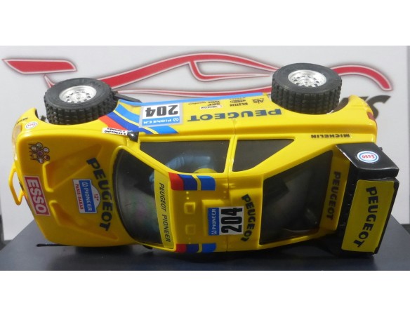 PEUGEOT 405 AMARILLO A.VATANEN  DAKAR MAS SLOT  REF.6420 TECNITOYS