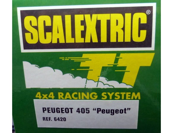PEUGEOT 405 AMARILLO A.VATANEN  DAKAR MAS SLOT  REF.6420 TECNITOYS