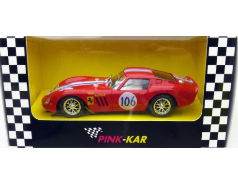 FERRARI GTO 250 ROJO CHASIS 3D PINK-KAR