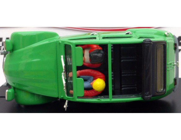 CITROEN 2 CV VERDE CABRIO CON FAROS CUADRADOS PINK-KAR