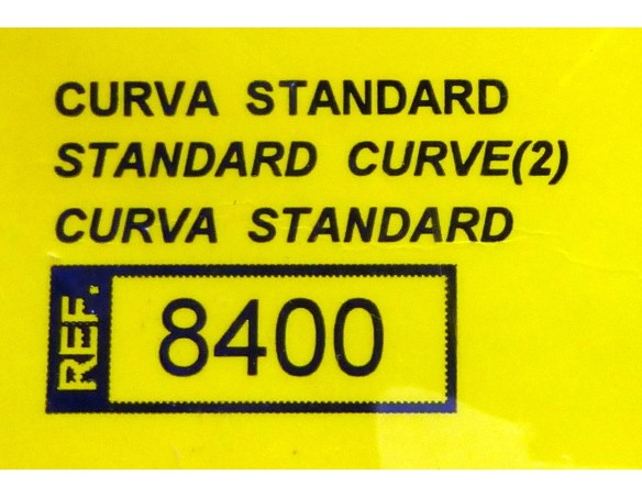 SET 2 CURVAS  STANDARD REF.8400 TECNITOYS