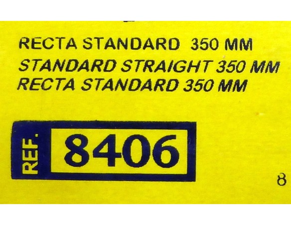 SET 2  RECTAS STANDARD 350mm REF.8406 TECNITOYS
