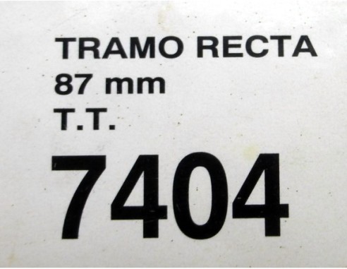 SET 2 RECTA 87mm T.T REF.7404 EXIN