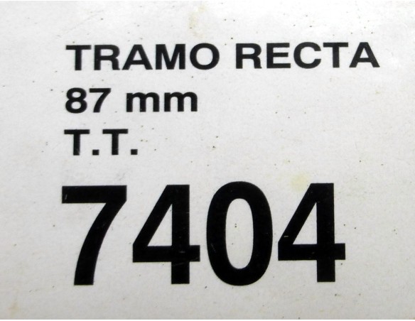 SET 2 RECTA 87mm T.T REF.7404 EXIN