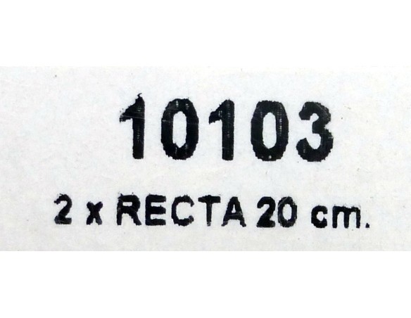 SET 2 1/2  RECTAS 20cm REF.10103 NINCO