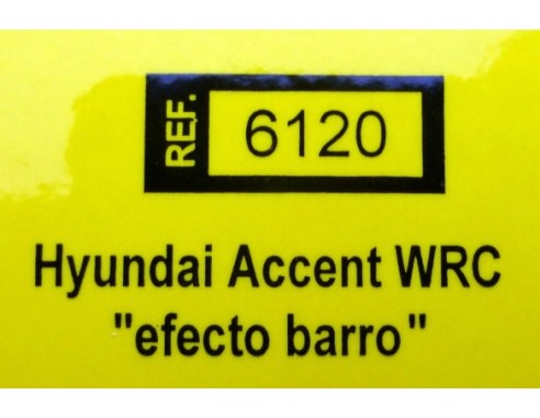 HYUNDAI ACCENT WRC EFECTO BARRO REF.6120 TECNITOYS