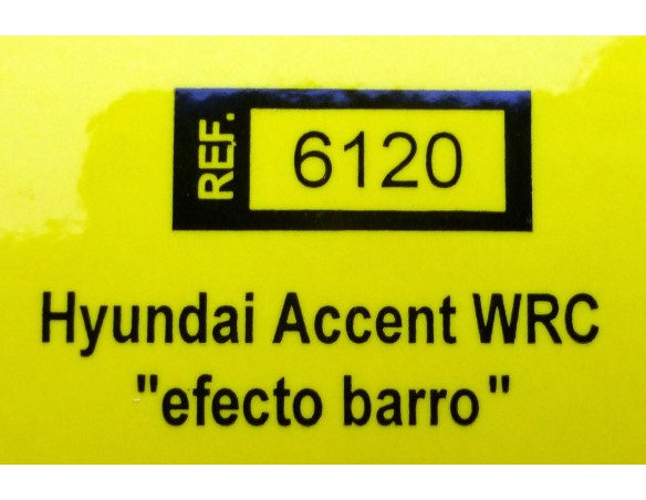 HYUNDAI ACCENT WRC EFECTO BARRO REF.6120 TECNITOYS