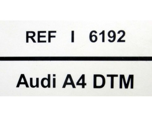AUDI A4 DTM Nº1 EKSTRÖM RED BULL CIRCUITO C3 DTM  TECNITOYS