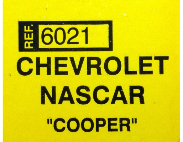 CHEVROLET NASCAR COOPER REF.6021 TECNITOYS