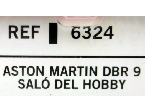 ASTON MARTIN DBR 9 SALÓ DEL HOBBY  Ref. 6324 TECNITOYS