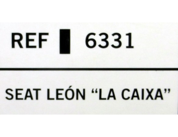 SEAT LEON LA CAIXA REF.6331 TECNITOYS