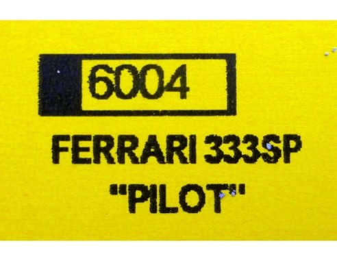 FERRARI 333 SP PILOT REF.6004 TECNITOYS