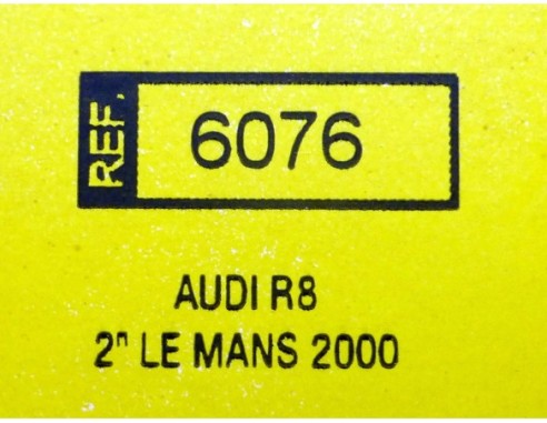 AUDI R8 2º LE MANS 2000 REF.6076 TECNITOYS