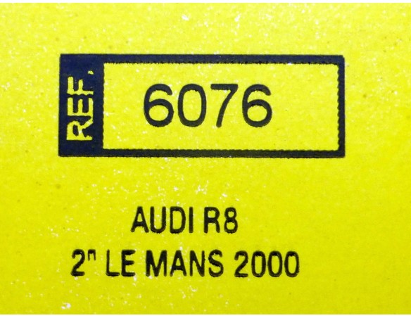AUDI R8 2º LE MANS 2000 REF.6076 TECNITOYS