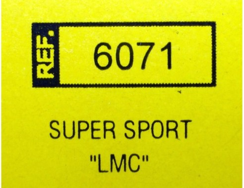 SUPER SPORT LMC REF.6071 TECNITOYS