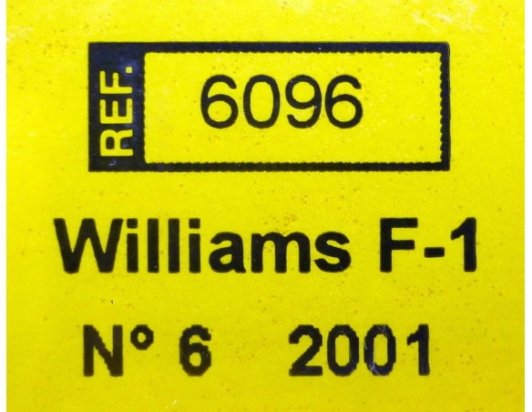 WILLIAMS F1 Nº6 2001 MONTOYA REF.6096 TECNITOYS