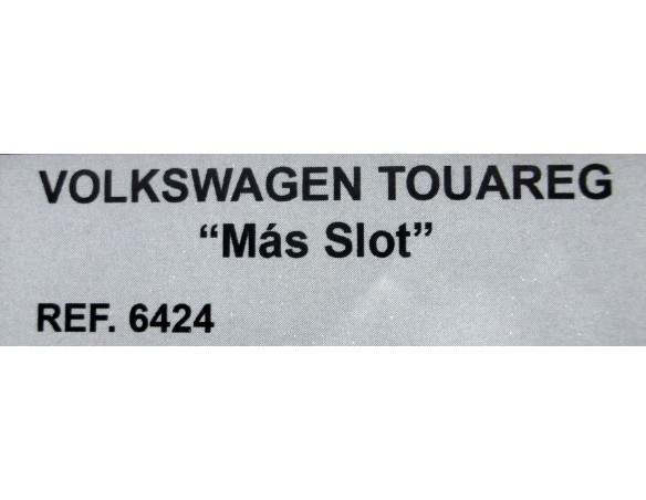 VOLKSWAGEN TOUAREG MAS SLOT REF 6424 TECNITOYS