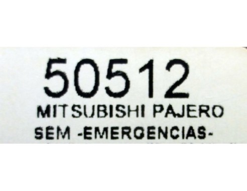 MITSUBISHI PAJERO SEM-EMERGENCIAS REF.50512 NINCO
