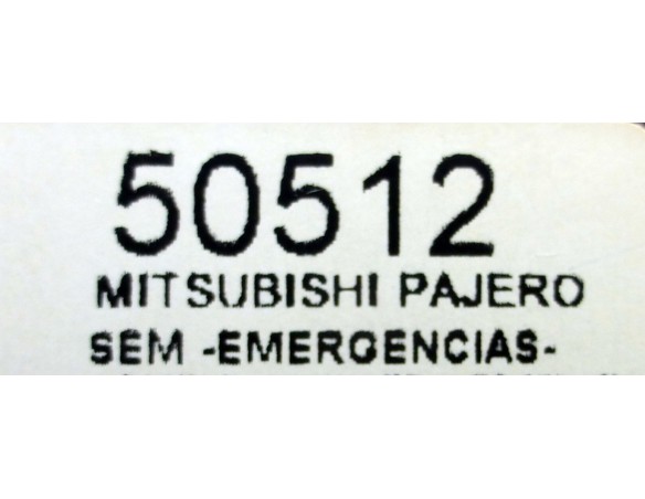 MITSUBISHI PAJERO SEM-EMERGENCIAS REF.50512 NINCO