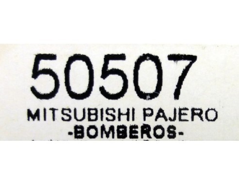 MITSUBISHI PAJERO BOMBEROS REF.50507 NINCO