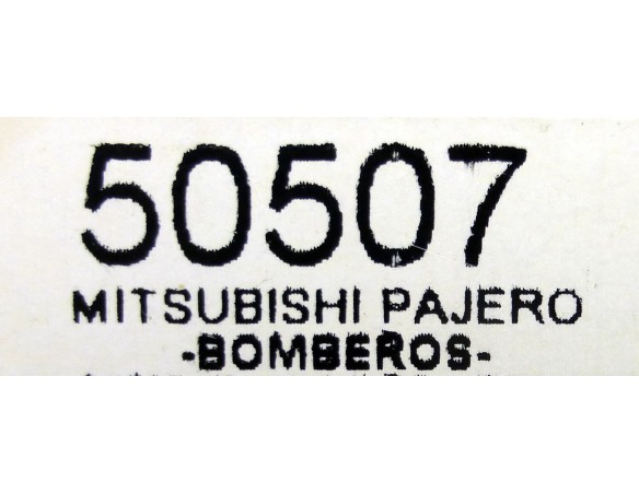 MITSUBISHI PAJERO BOMBEROS REF.50507 NINCO