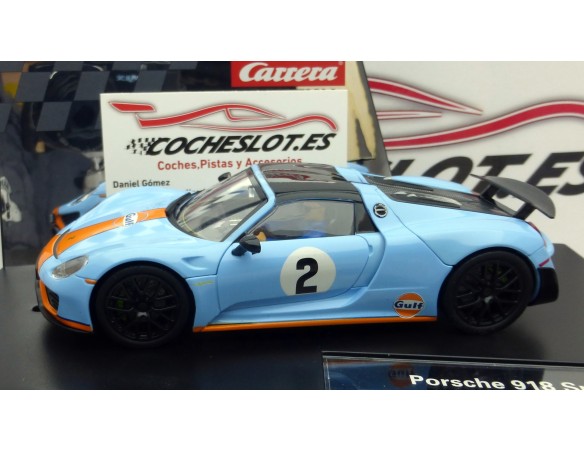 EVOLUTION PORSCHE 918 SPYDER GULF RACING Nº02 REF.20027549 CARRERA